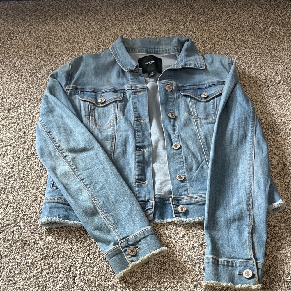 Nine West Light Blue Denim Jacket